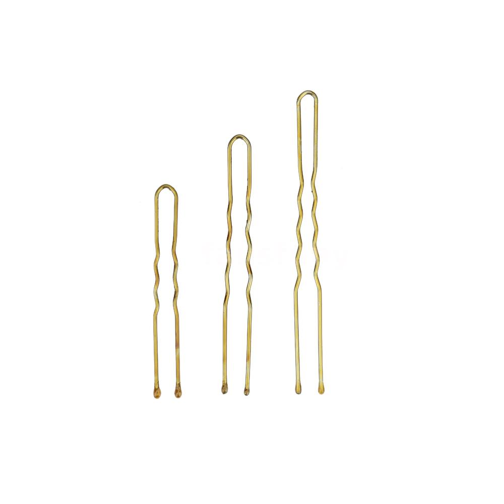 300Pcs Golden Bobby Pins Thin U Shape Hairpins Women Hair Clips E4T7 | eBay